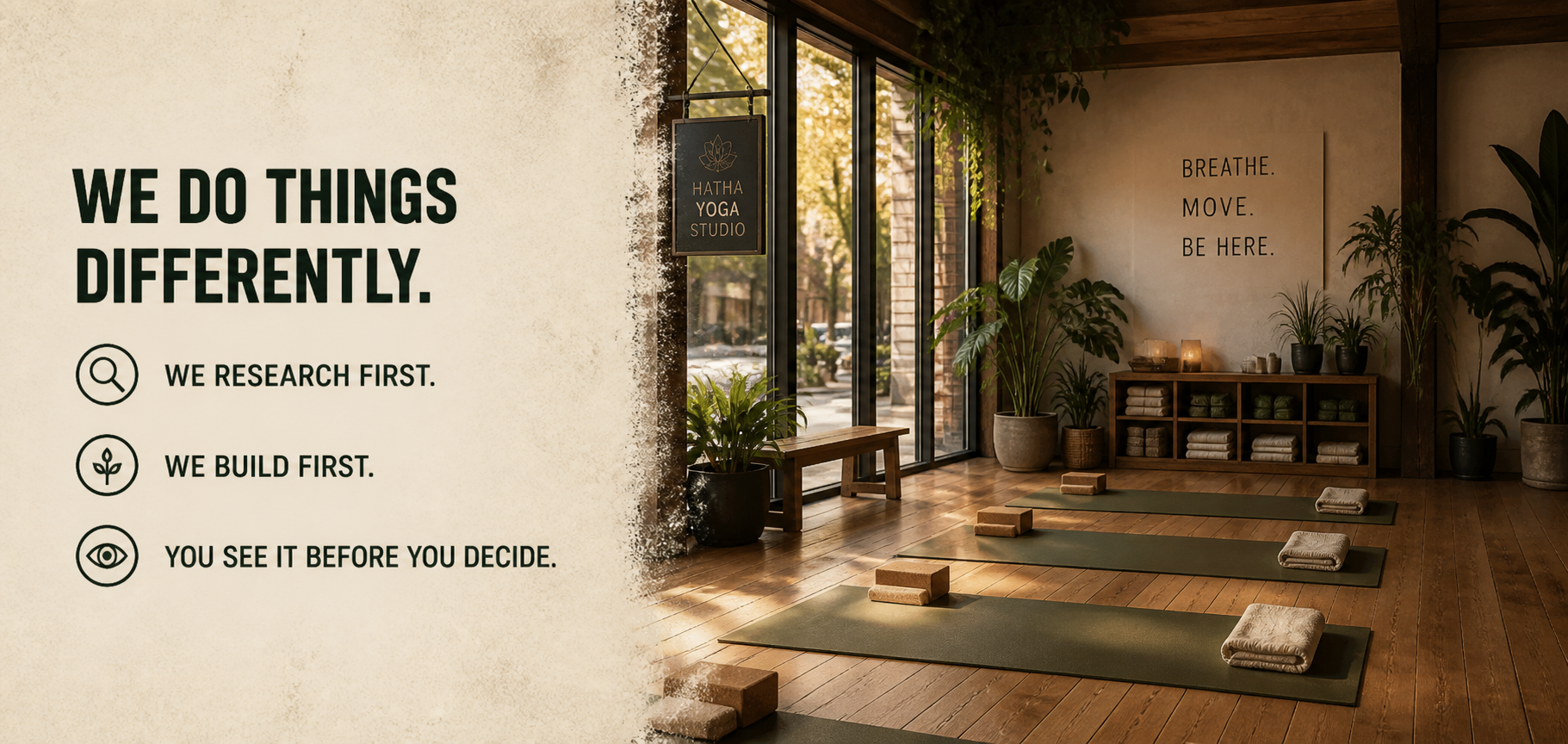 Local wellness studio